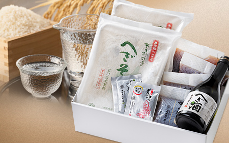 生へぎそば・へぎ酒（ざけ）セット