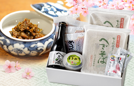 「へぎ酒・ふきみそ」春のほろ酔いセット