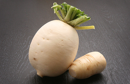 辛味がギュッと詰まった辛味大根